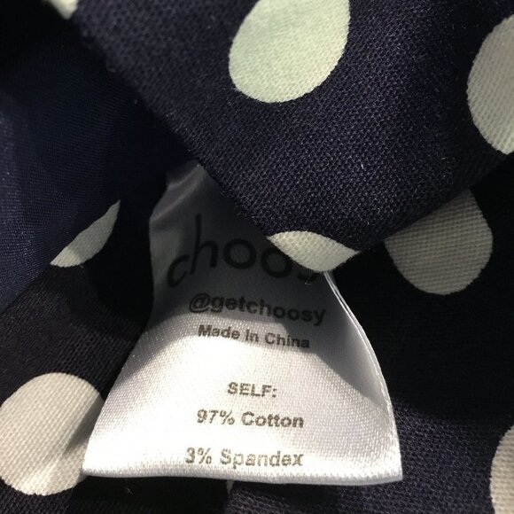 Choosy Vintage Inspired Polka Dot Wrap Crop Top - Picture 4 of 4